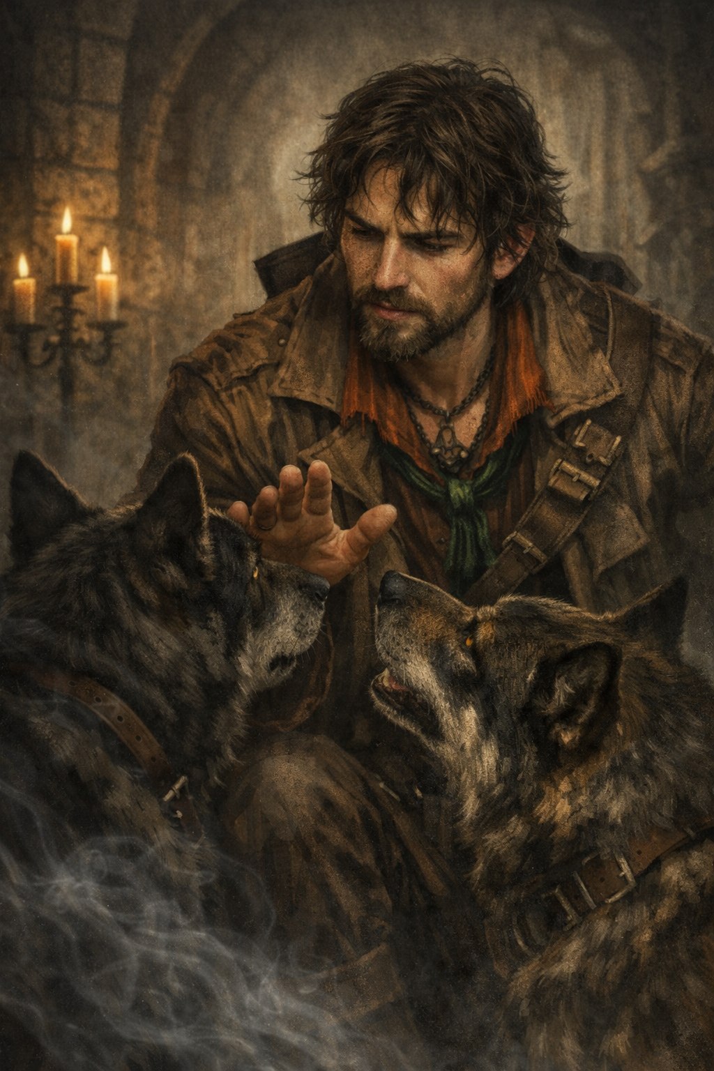 Cedric spreekt met de ghouls van Locusta